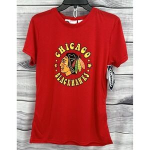 CONCEPTS SPORTS CHICAGO BLACKHAWKS NHL SHORT SLEEVE TEE T SHIRT Womens Sz Medium